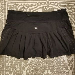 Lululemon Black Pleated Skirt